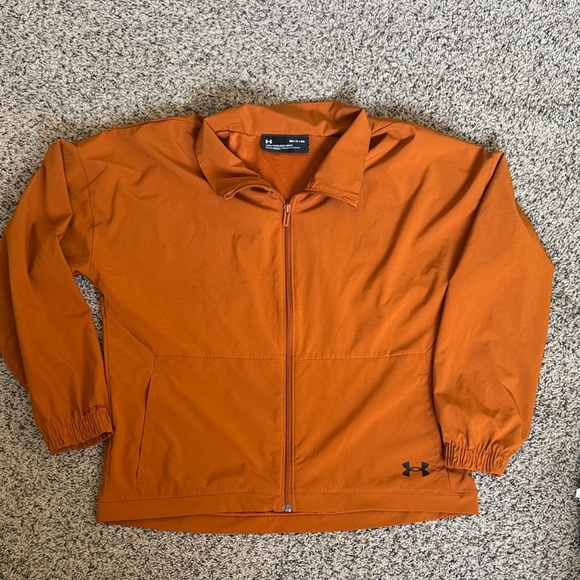 Under Armour Burnt Orange Full-Zip Jacket - Picture 3 of 5